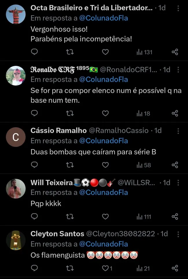 Repercussão via Twitter