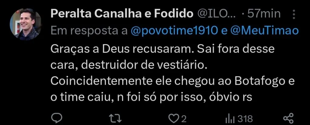 Repercussão via Twitter