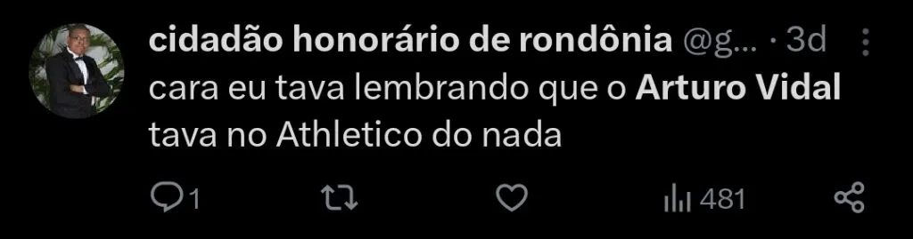 Repercussão via Twitter