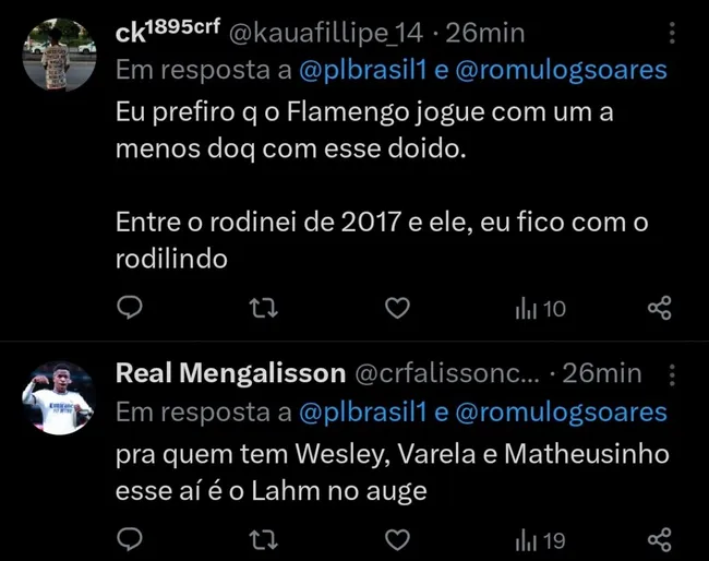 Repercussão via Twitter