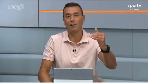 André Rizek . Foto: Reprodução Sportv/YouTube