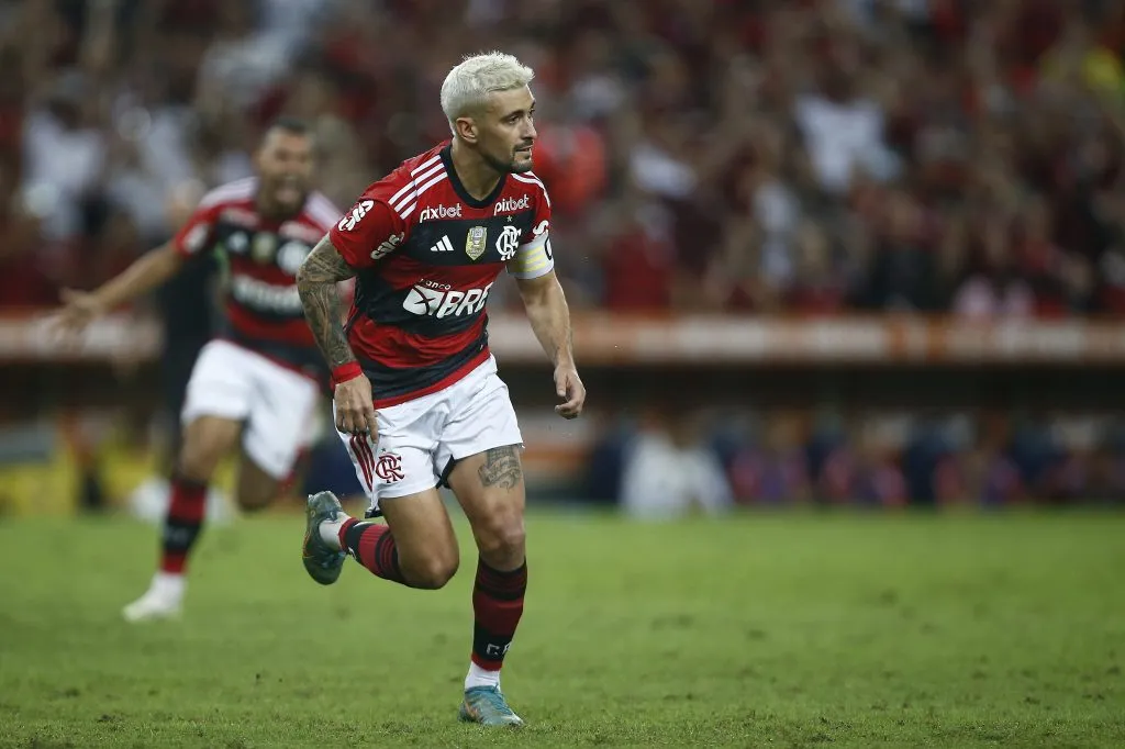 Giorgian de Arrascaeta of Flamengo (Photo by Wagner Meier/Getty Images)