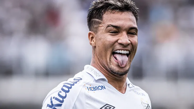Marcos Leonardo: ex-Santos chegou com moral na Europa (Raul Baretta/ Santos FC/ Divulgação)