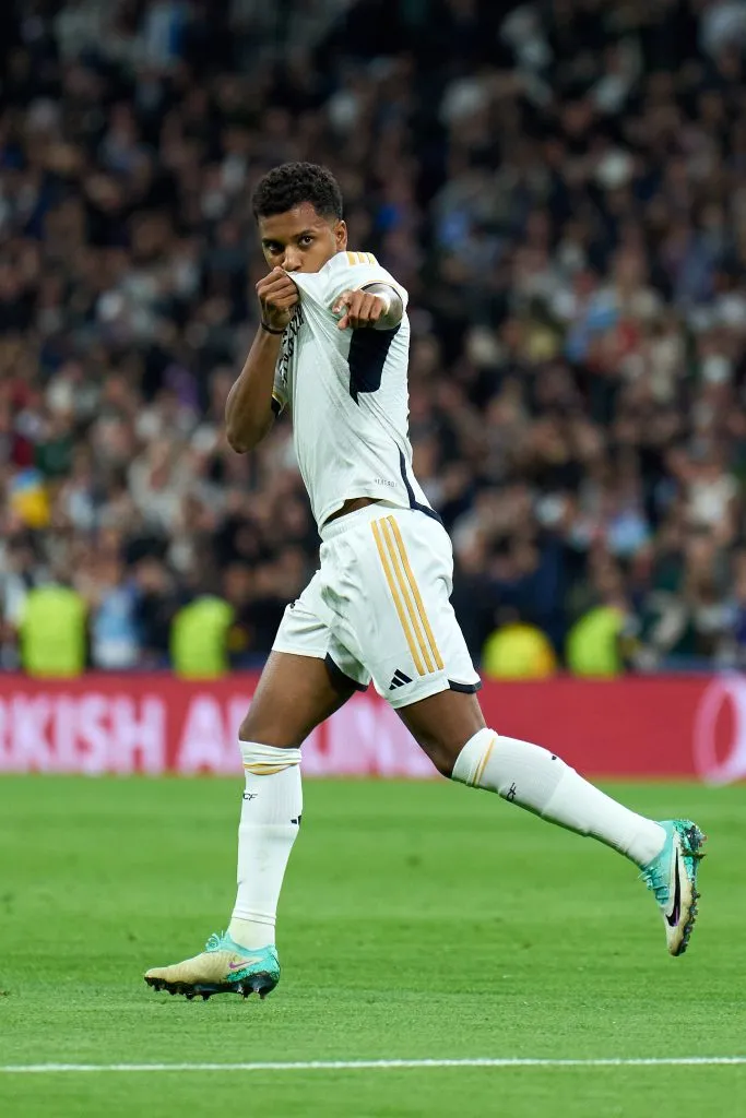 Rodrygo em ação pelo Real Madrid. Foto: Angel Martinez/Getty Images