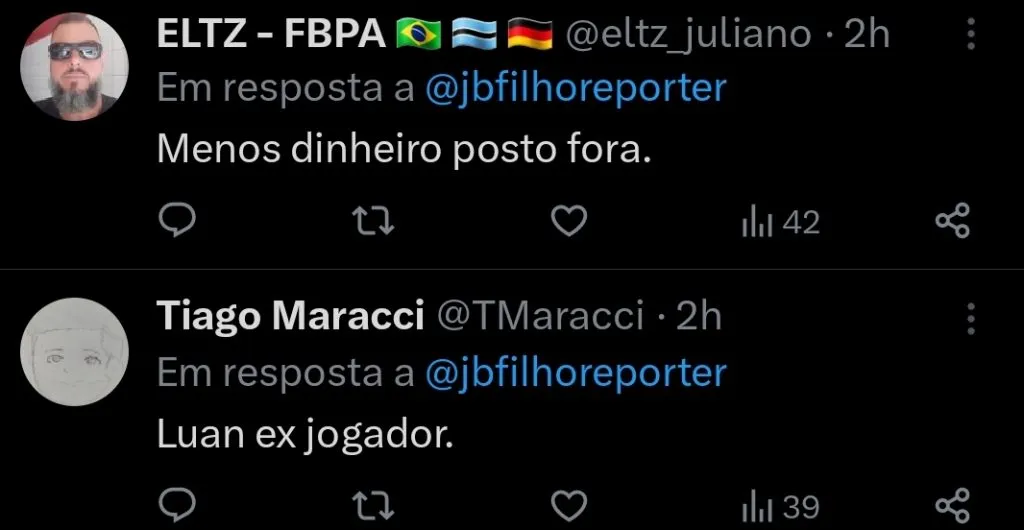 Repercussão via Twitter