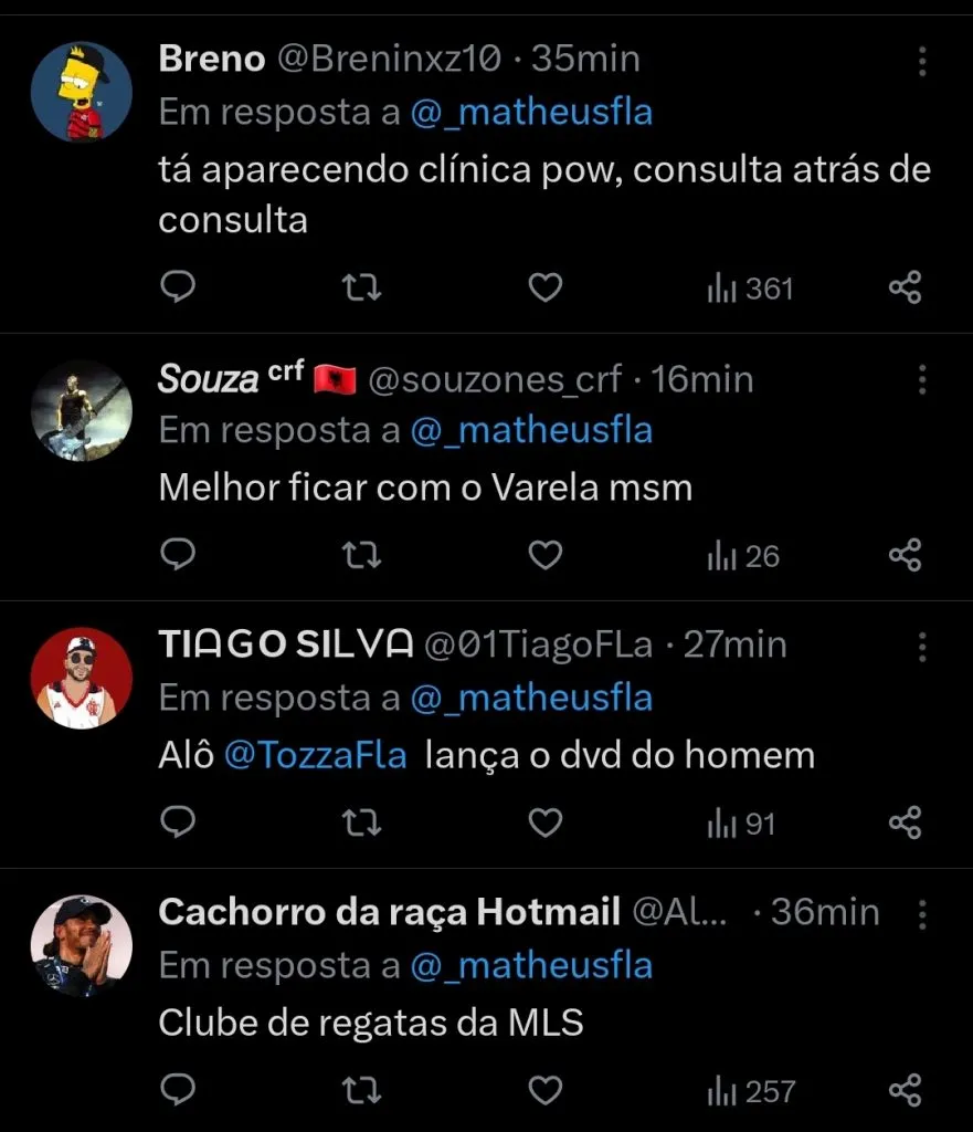 Repercussão via Twitter