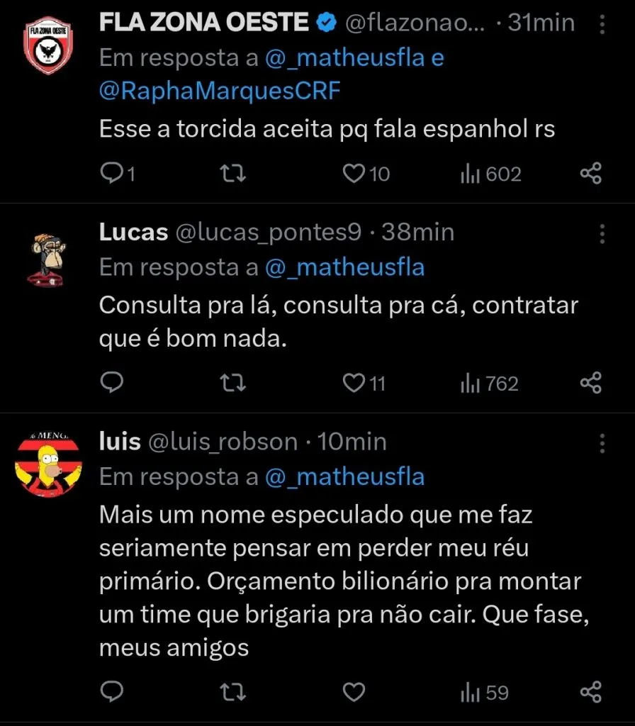 Repercussão via Twitter