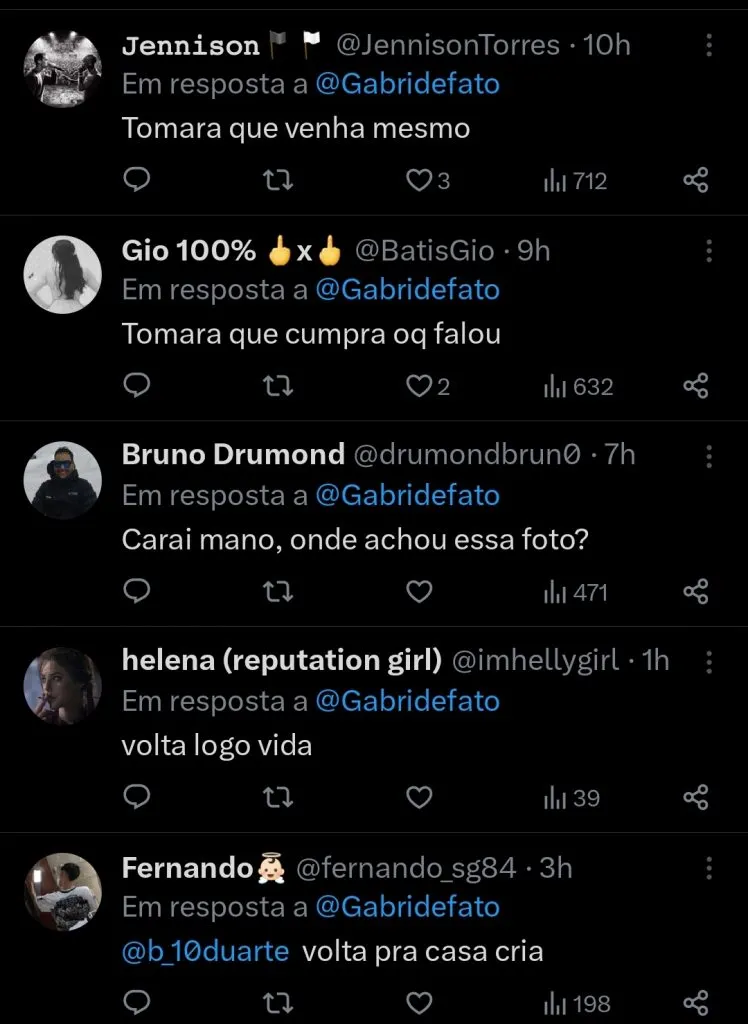 Repercussão via Twitter