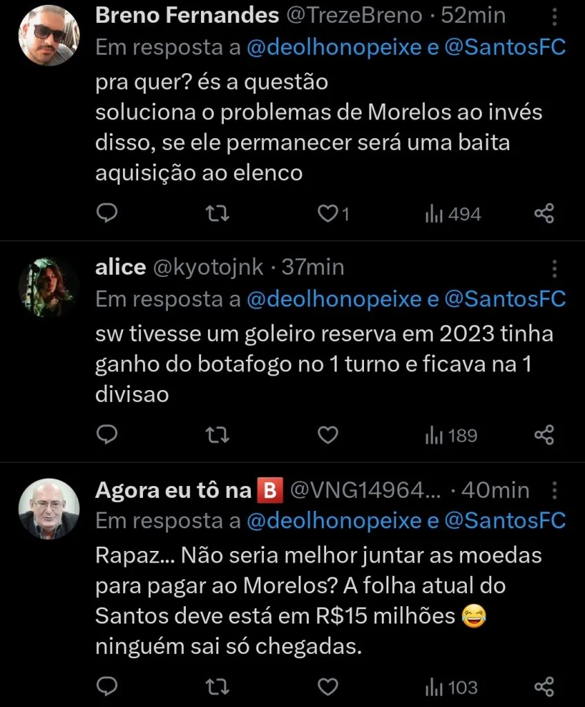 Repercussão via Twitter