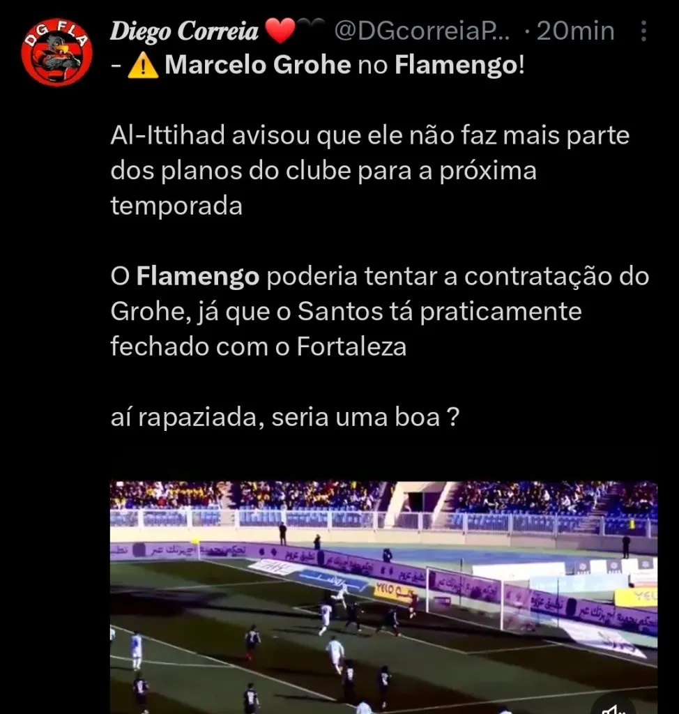 Repercussão via Twitter