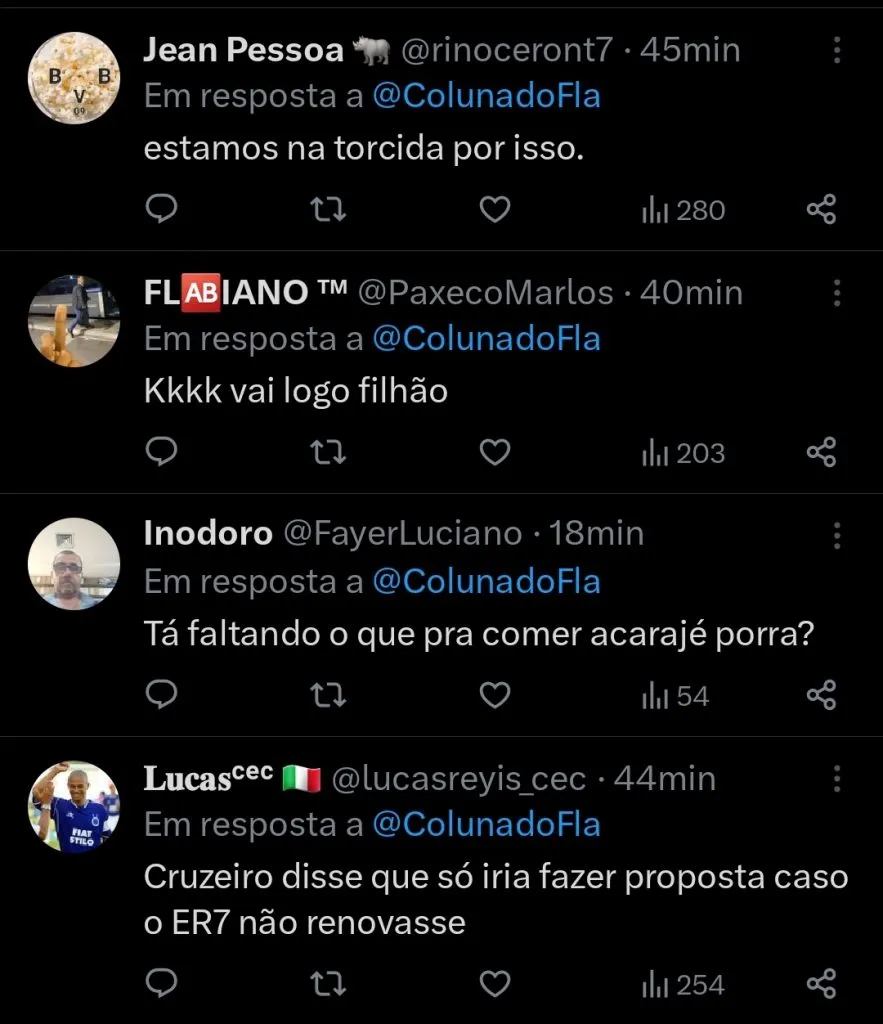 Repercussão via Twitter