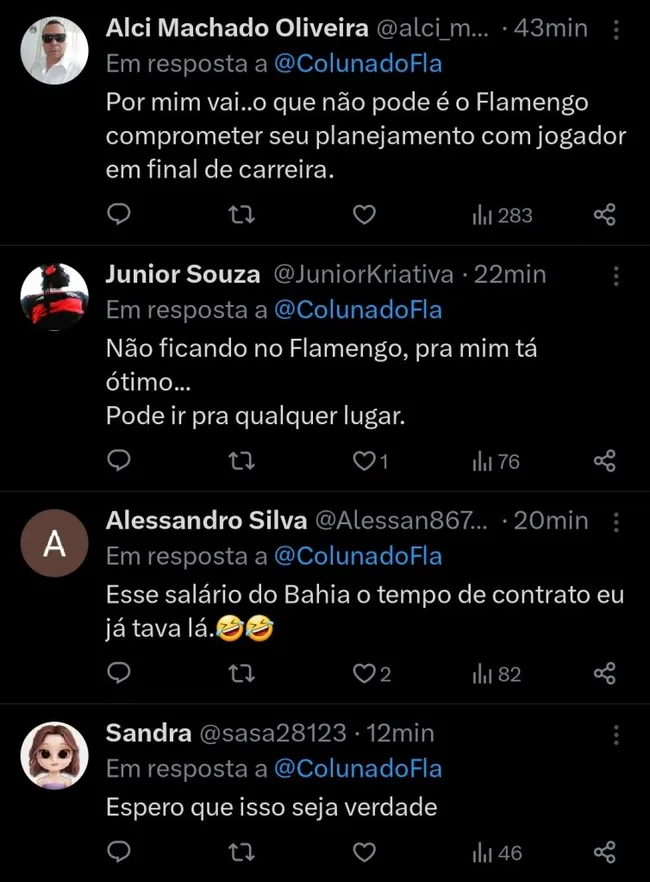 Repercussão via Twitter