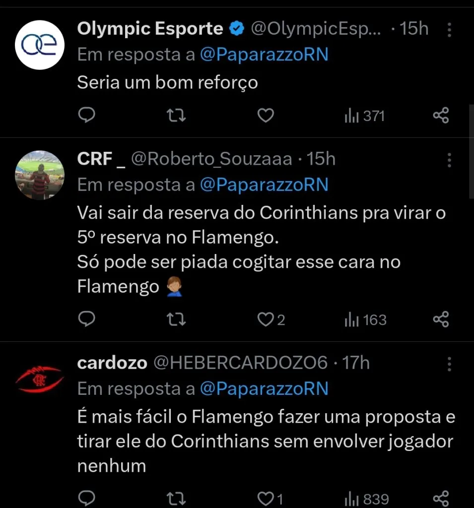 Repercussão via Twitter