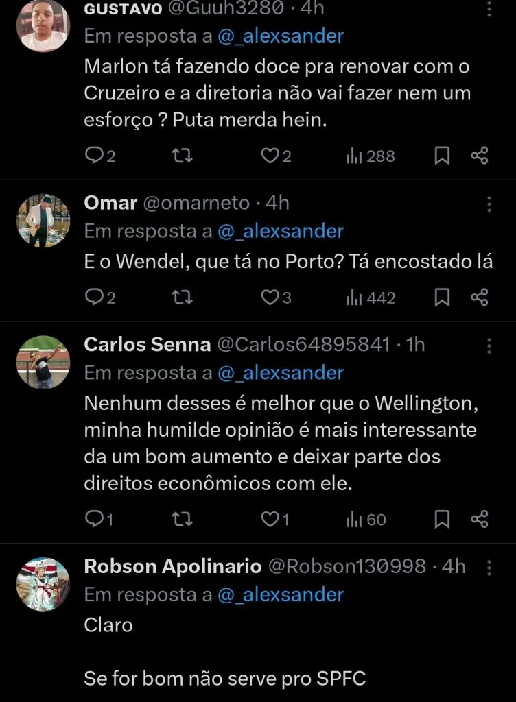 Repercussão via Twitter