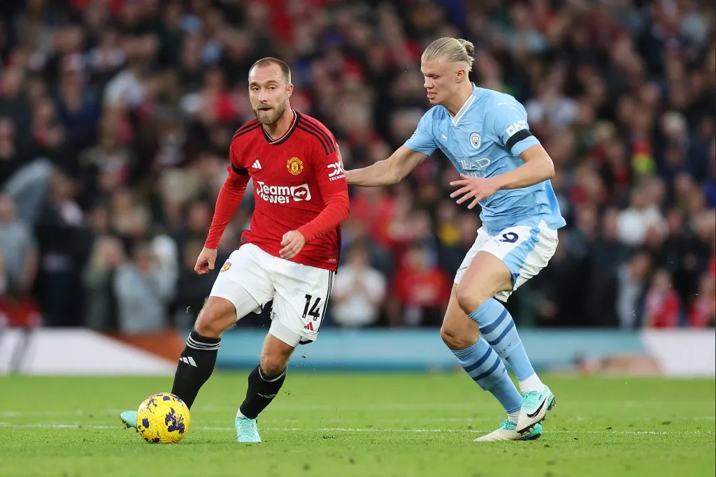 City x United pode mudar a liderança da Premier League. Foto: Catherine Ivill/Getty Images