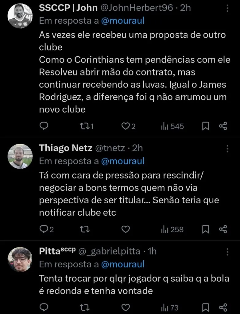 Repercussão via Twitter