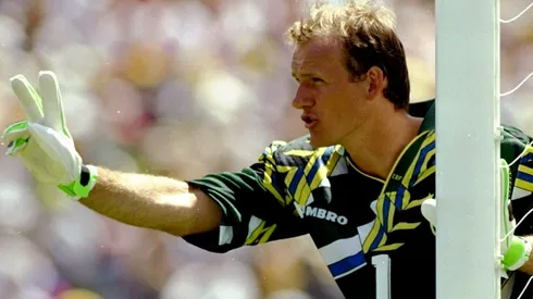 Brazil goalkeeper Claudio Taffarel Mandatory Credit: Shaun Botterill/Allsport