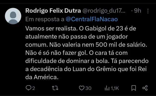 Repercussão via Twitter