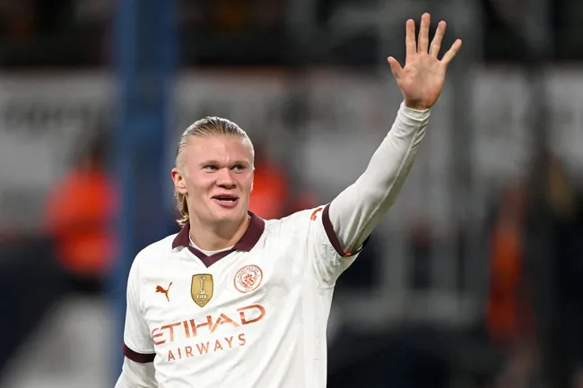 Erling Haaland of Manchester City (Photo by Shaun Botterill/Getty Images)