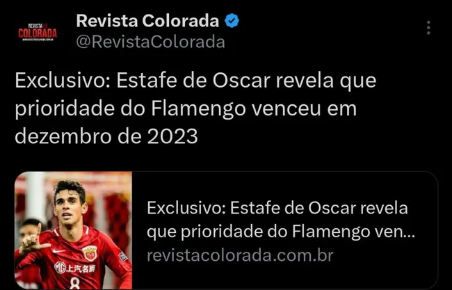 Repercussão via Twitter