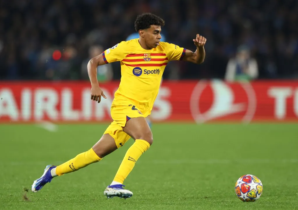 Real Madrid sonha com Yamal. (Photo by Francesco Pecoraro/Getty Images)