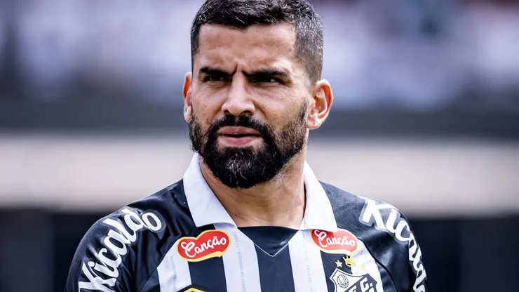 Rincon jogador do Santos durante partida contra o Sao Bernardo no estadio Morumbi pelo campeonato Paulista 2024. Foto: Abner Dourado/AGIF