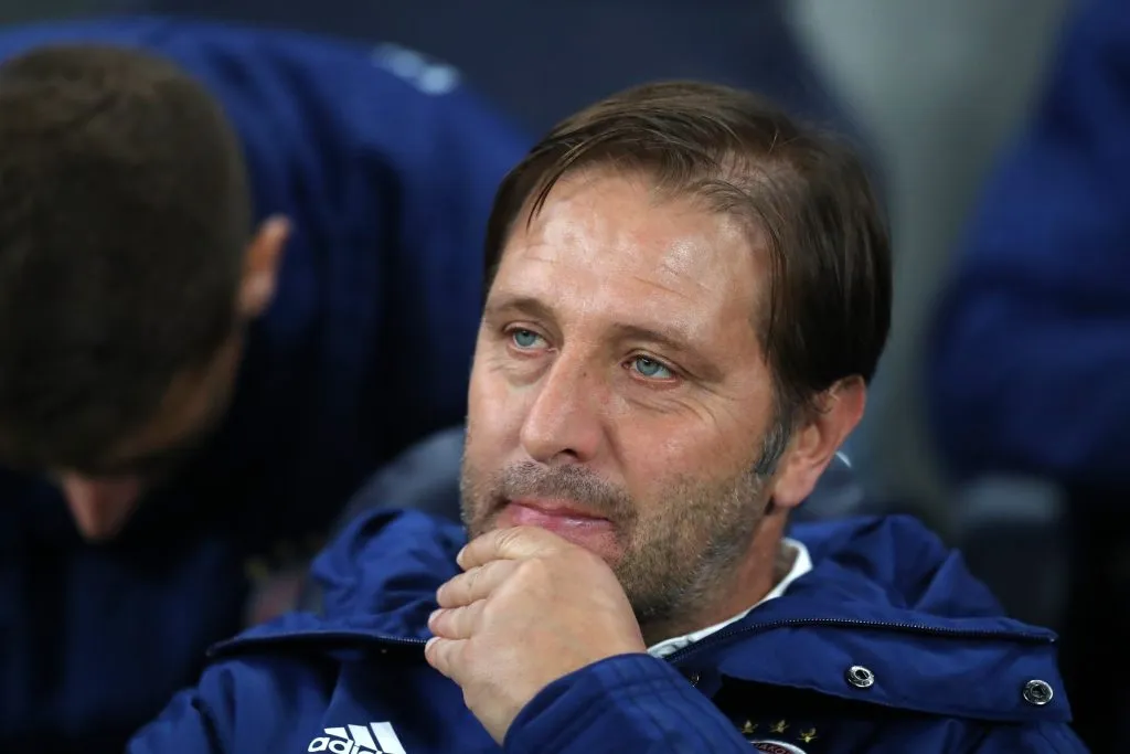 Treinador em um duelo diante do Tottenham (Photo by Catherine Ivill/Getty Images)