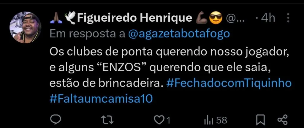 Repercussão via Twitter