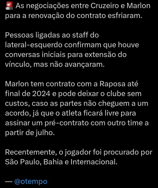 Repercussão via Twitter