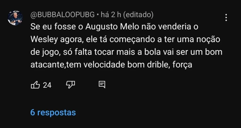 Repercussão via YouTube