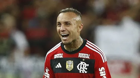 Everton Cebolinha marca gol no Fla-Flu. Foto: Wagner Meier/Getty Images