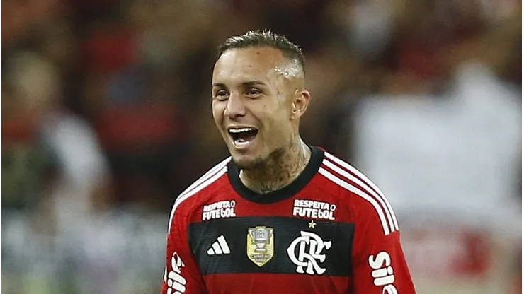 Everton Cebolinha marca gol no Fla-Flu. Foto: Wagner Meier/Getty Images
