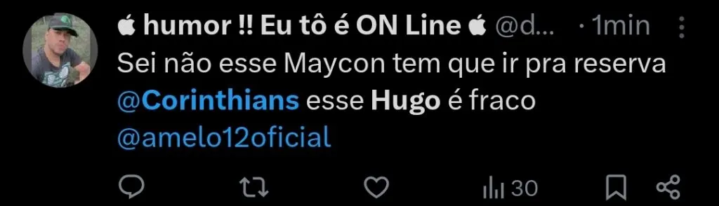 Repercussão via Twitter