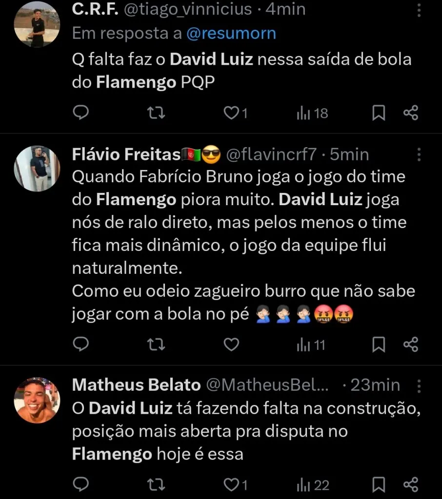Repercussão via Twitter