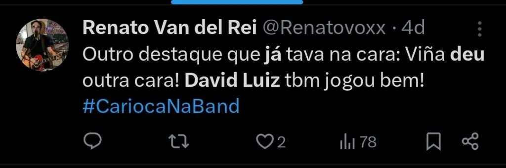 Repercussão via Twitter