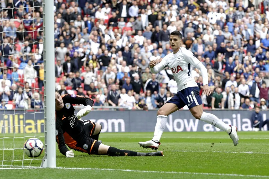 Lamela nos tempos de Tottenham.  (Photo by Henry Browne/Getty Images)