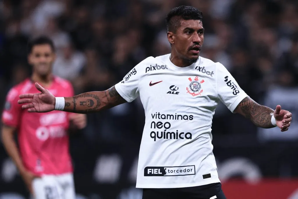 Paulinho pode voltar aos gramados no amistoso entre Corinthians e Londrina. Foto: Ettore Chiereguini/AGIF