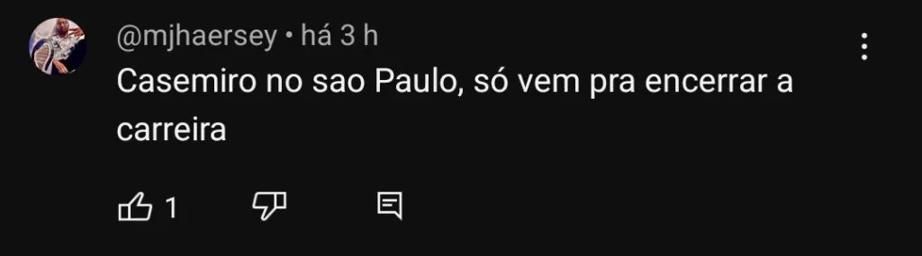 Repercussão via YouTube