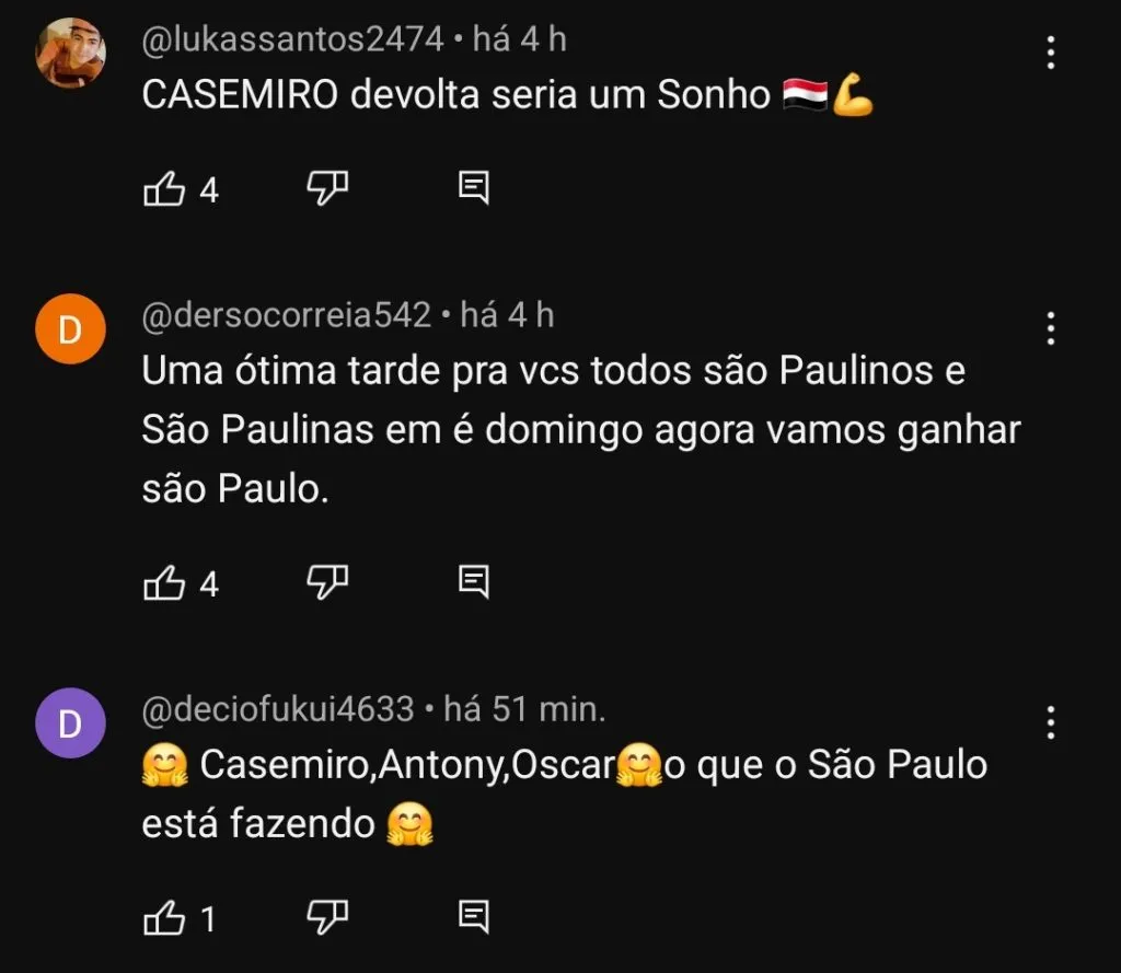 Repercussão via YouTube