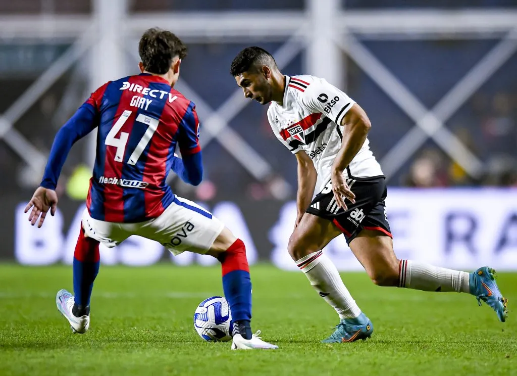 Argentino enfrentando o São Paulo (Photo by Marcelo Endelli/Getty Images)
