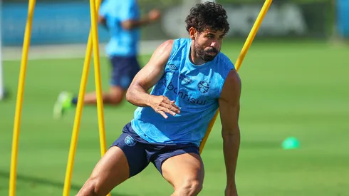 Diego Costa é dúvida no Grêmio para o GreNal (Foto: Rodrigo Fatturi / Grêmio FBPA / Divulgação)