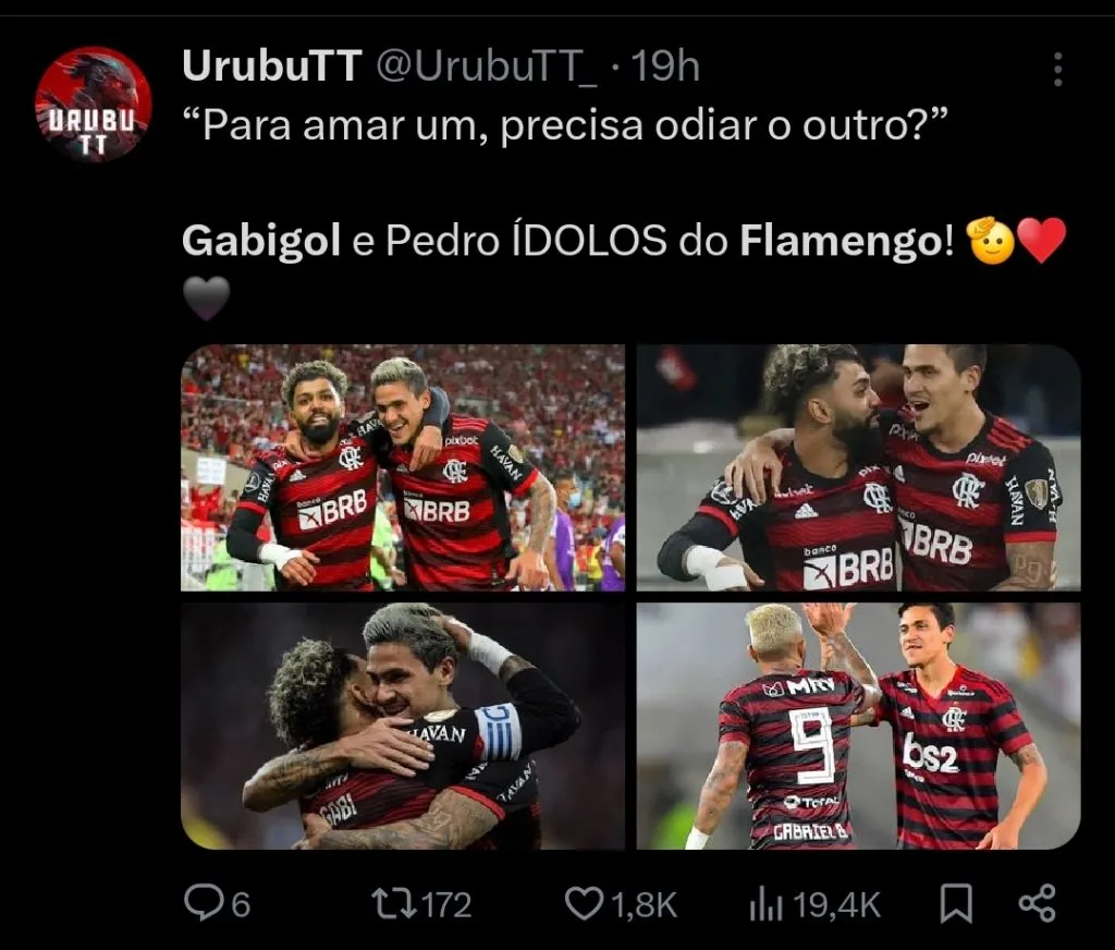 Repercussão via Twitter