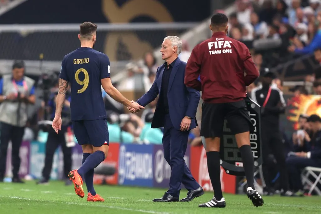 Giroud é campeão do mundo. (Photo by Julian Finney/Getty Images)