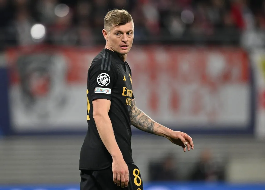 Toni Kroos of Real Madrid . (Photo by Stuart Franklin/Getty Images)