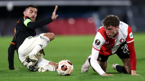Feyenoord e Roma se encontram pelo terceiro ano consecutivo em competições europeias. Registro do jogo de ida, em Roterdã, pela Liga Europa (Foto: Dean Mouhtaropoulos/Getty Images)