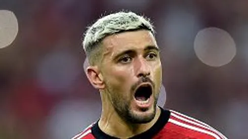 Arrascaeta em ação pelo Flamengo. Foto: Alexandre Loureiro/Getty Images