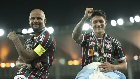 Felipe Melo e Cano: remanescentes do time campeão da América (Foto: Jorge Rodrigues/AGIF)