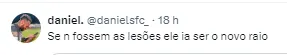 Torcedor do Santos comenta sobre saída do jogador