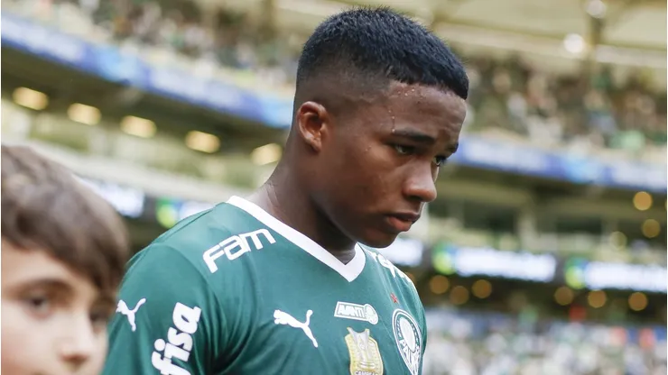 Endrick of Palmeiras . (Photo by Ricardo Moreira/Getty Images)