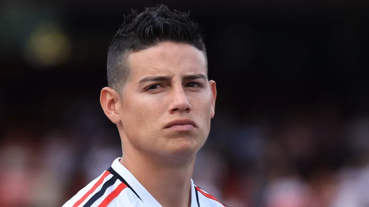 SP - SAO PAULO - 19/08/2023 - BRASILEIRO A 2023, SAO PAULO X BOTAFOGO - James Rodriguez jogador do Sao Paulo durante partida contra o Botafogo no estadio Morumbi pelo campeonato Brasileiro A 2023. Foto: Marcello Zambrana/AGIF